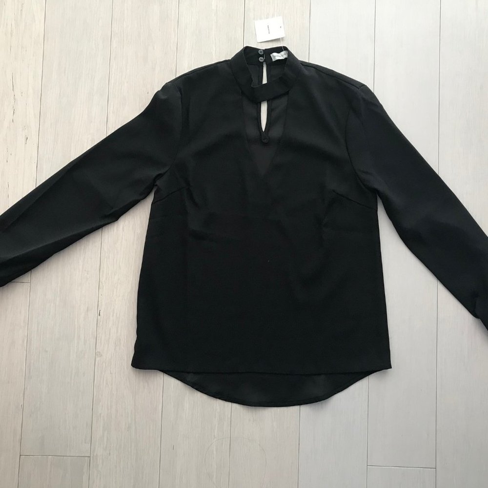 NWT Urban Outfitters Black Women Blouse Sz XS